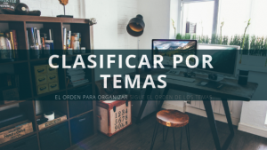 Clasificar por temas